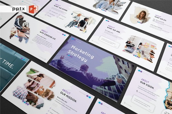 MARKETING STRATEGY - Powerpoint  V284 
