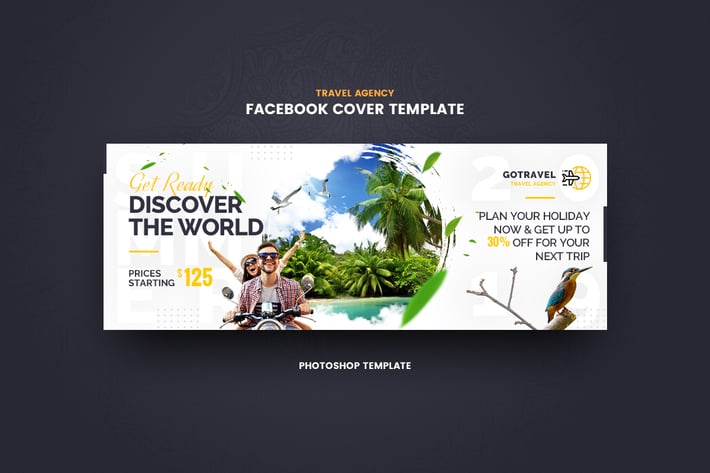 GoTravel Facebook Cover Template