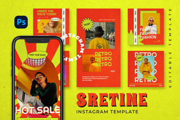 Stertine - Retro Instagram Stories and Post