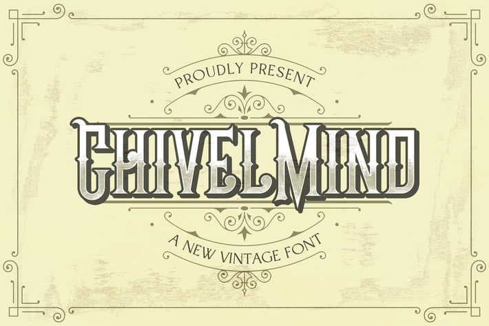 Chivel Mind - Vintage Font