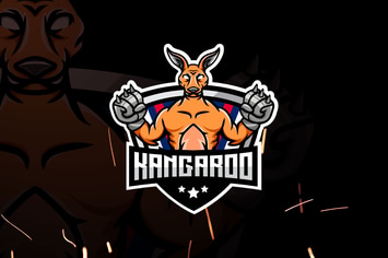 Kangaroo Esports - Mascot & Esport Logo