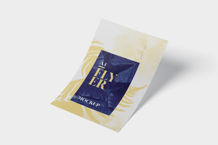 A4 Flyer Mock-Up