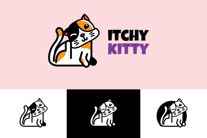 Itchy Kitty - Mascot & Esport Logo