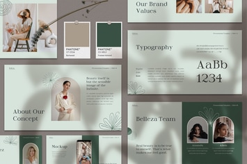 Belleza - Earthy Color Keynote Template