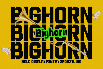 Bighorn - Bold Logo Font