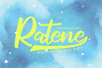 Ratene | Modern New Script
