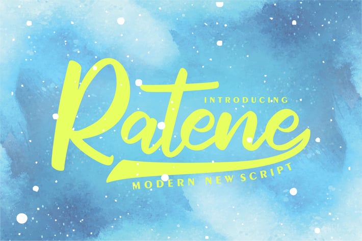 Ratene | Modern New Script