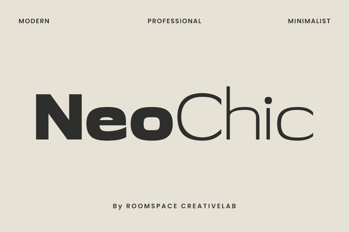 Neo Chic - Clean Modern Sans Serif Font