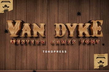 Van Dyke - Western Font