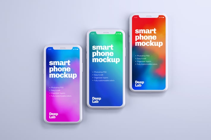 iPhone 11 Pro Clay Mockup
