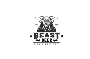 Beast Beer Logo Template