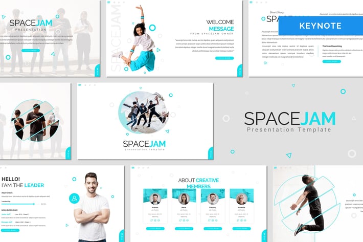Spacejam - Creative Keynote Template