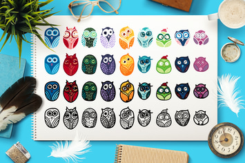 Nice Owls Set