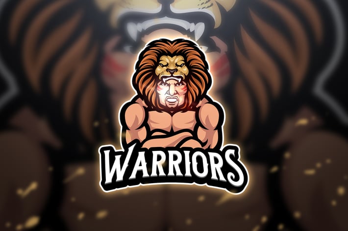 Warrior Brawny - Mascot & Esport Logo