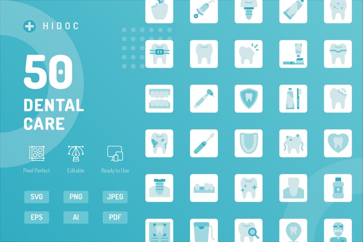 Hidoc - Dental Care Icons