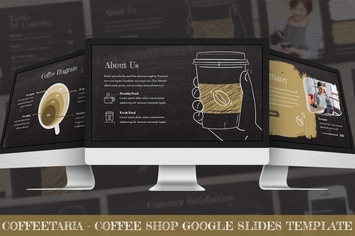 Coffeetaria - Coffee Shop Google Slides Template