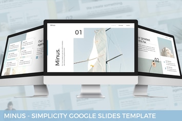 Minus - Simplicity Google Slides Template
