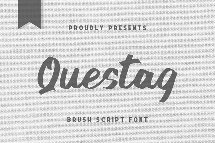 Questag - Brush Script Font