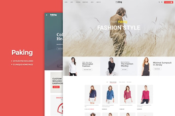 PACKING - eCommerce PSD Template