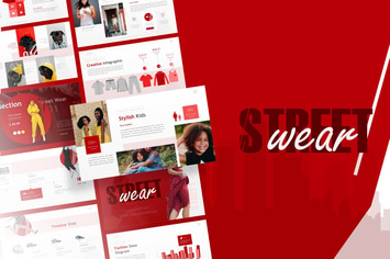 Street Wear - Fashion PowerPoint Template