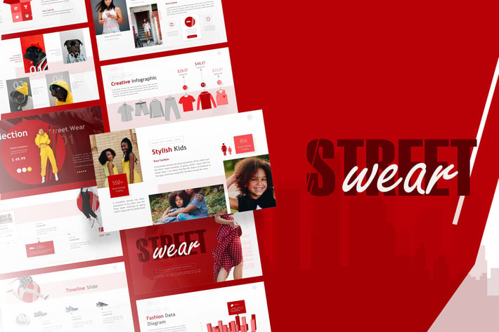 Street Wear - Fashion PowerPoint Template