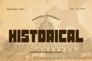 Historical - A Modern Vintage Font