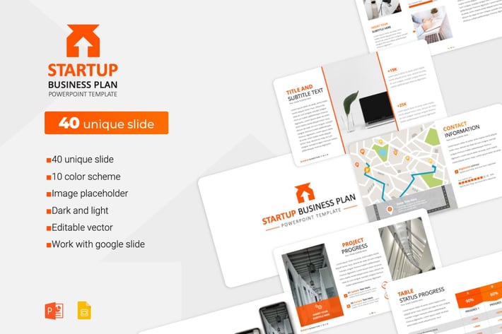 Startup Business Plan PowerPoint Template