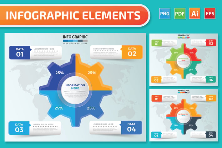 Gear Infographics design