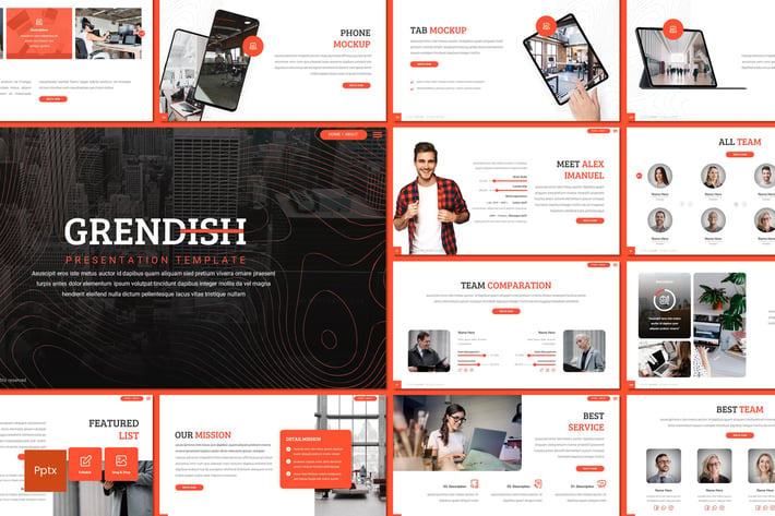 Grendish - Multipurpose Powerpoint Template