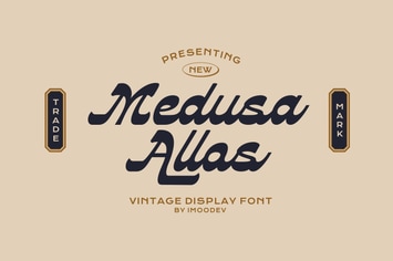 Medusa Allos - Vintage Display Font