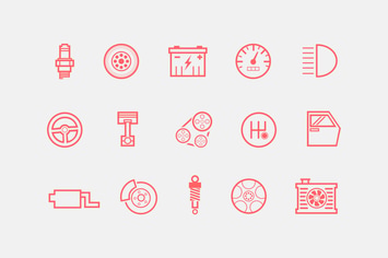 15 Automobile and Car Icons