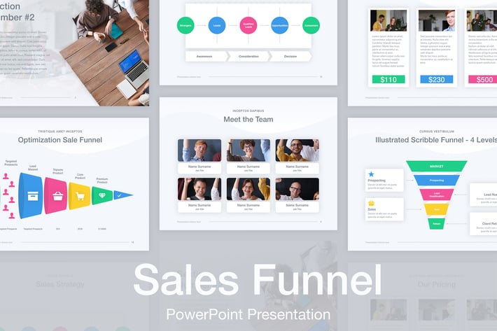 Sales Funnel PowerPoint Template