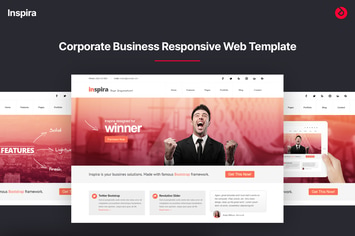 Corporate Business Responsive Template - Inspira
