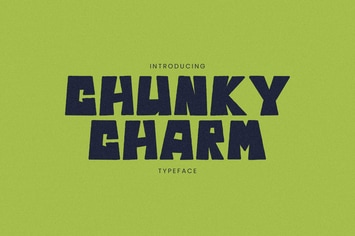 Chunky Carm Typeface