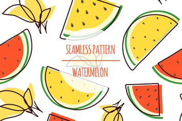 Watermelon – Seamless Pattern