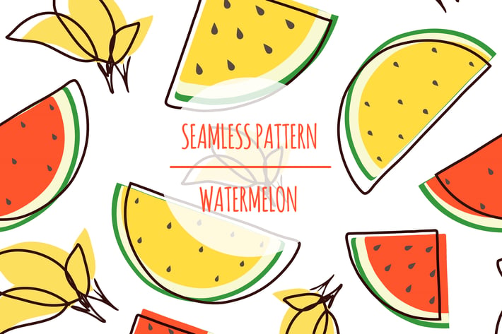 Watermelon – Seamless Pattern