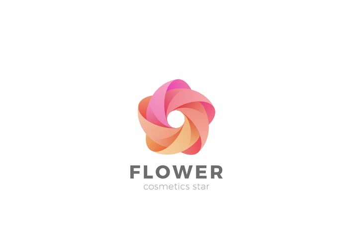 Logo Flower Star abstract Looped Infinity
