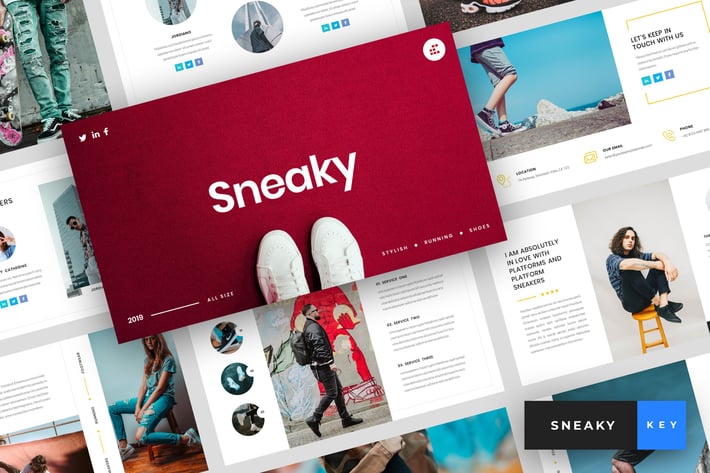 Sneaky - Sneakers Keynote Template