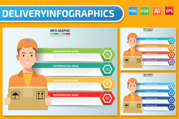 Delivery Infographics