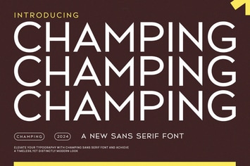 Champing - Modern Sans Serif