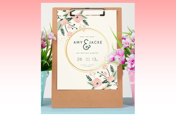 Invitation Frame Mock Up