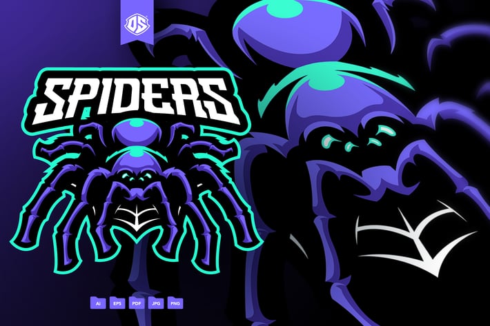 Tarantula Spider Mascot Logo