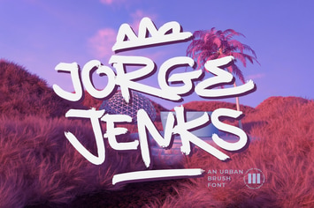 Jorge Jenks - An Urban Brush Font