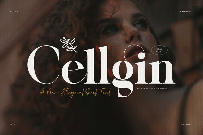 Cellgin Elegant Serif Font Typeface