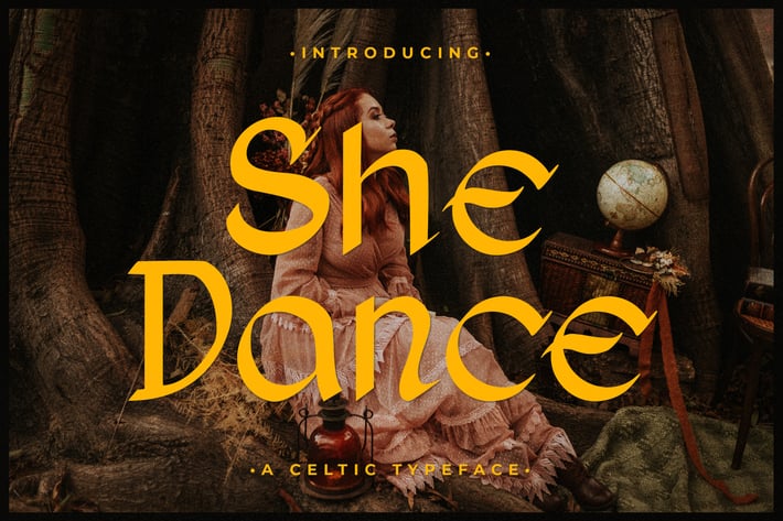 She Dance – Celtyic Typeface