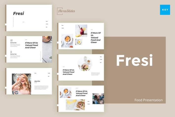 Fresi - Food Keynote Template