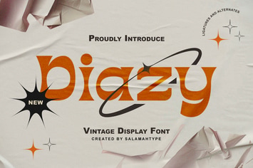 Diazy - Modern Vintage Font
