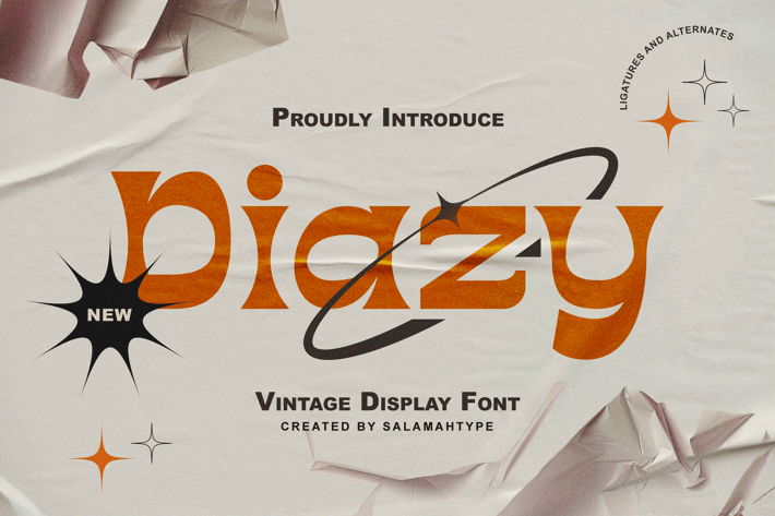 Diazy - Modern Vintage Font