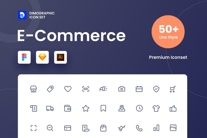 Ecommerce Icon Set UZ