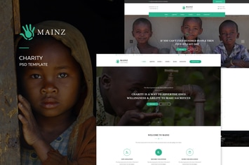 Mainz : Charity PSD Template
